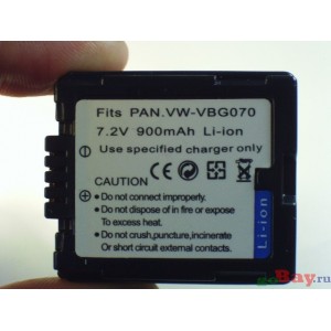 Батарея для фото видео PANASONIC VW-VBG070  (Newest decoding)